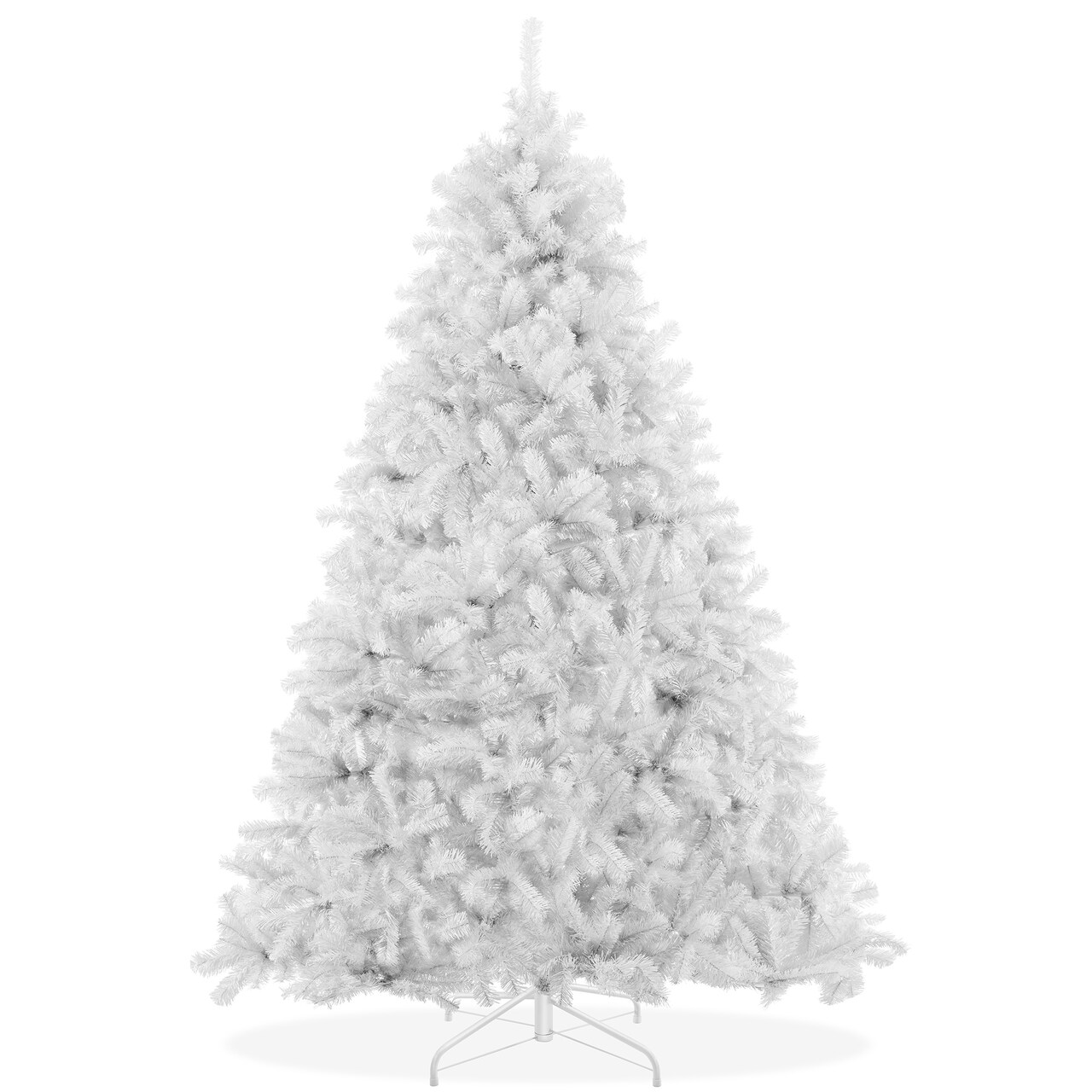 Casafield Spruce Artificial Holiday Christmas Tree with Sturdy Metal Stand